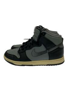 NIKE◆DUNK HIGH RETRO_ダンク ハイ レトロ プレミアム/28cm/GRY/レザー