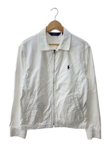 POLO RALPH LAUREN◆ジャケット/M/コットン/WHT/無地