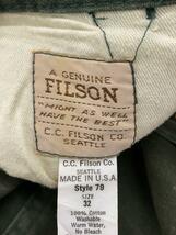 FILSON◆シングルティンパンツ/ボトム/32/コットン/カーキ_画像5