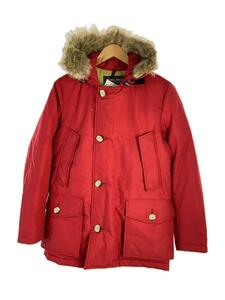 Woolrich◆ダウンジャケット/XS/コットン/RED/無地/1202039