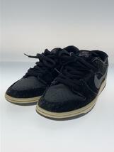 NIKE◆SB DUNK LOW PRO IW/26.5cm/BLK/スウェード_画像2