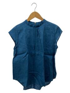 SHIPS* no sleeve blouse /36/linen/BLU/311-51-1554