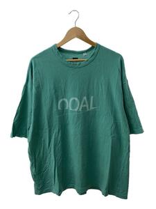 nanamica◆nanamica ooal oversized tee/Tシャツ/M/コットン/GRN/無地/suhs348