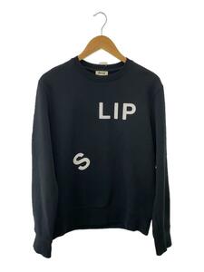 Acne Studios(Acne)◆スウェット/S/コットン/ブラック/プリント/LIPS