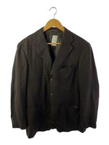 CANALI◆3B/本切羽/PURE cashmere/テーラードジャケット/52/カシミア/BRW