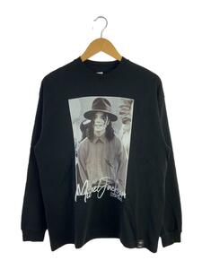 WP×LIFE MICHAEL JACKSON/長袖Tシャツ/M/コットン/BLK