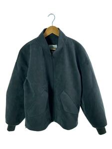 THE RERACS◆別注/22AW/ULTRA SUEDE MA-1/ジャケット/46/ポリエステル/GRY