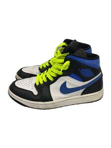 NIKE◆AIR JORDAN 1 MID_エアジョーダン 1 ミッド/25cm/WHT//