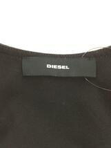 DIESEL◆ノースリーブワンピース/-/ポリエステル/GRY/総柄/タグ付//_画像3