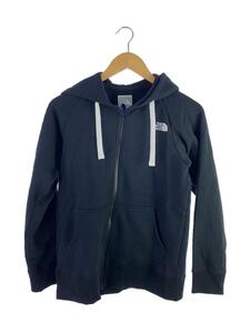 THE NORTH FACE◆REARVIEW FULL ZIP HOODIE_リアビューフルジップフーディ/M/コットン/BLK/無地