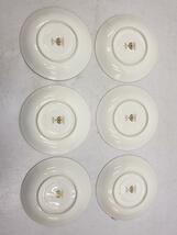 Noritake◆カップ&ソーサー/6点セット/WHT/CHARLOTTE/BONECHINA_画像7