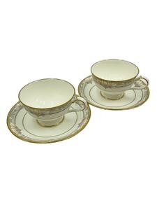 Noritake◆カップ&ソーサー/6点セット/WHT/CHARLOTTE/BONECHINA