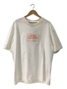 Maison Margiela◆Tシャツ/46/コットン/WHT/無地/S50GC0576/フロント付近シミ有り//