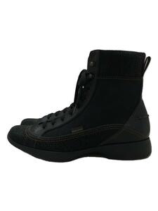 LOUIS VUITTON◆ダミエハイカットブーツスニーカー/ブーツ/UK7.5/BLK/FD0066//