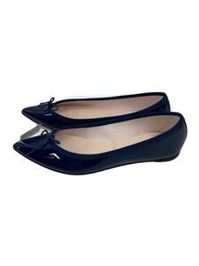 repetto◆BRIGITTE/パテント/バレリーナシューズ/フラットパンプス/36.5/ネイビ/エナメル/VX1556V