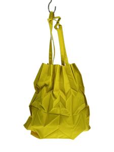 me ISSEY MIYAKE◆CUBE PLEATS BAG/ポリエステル/YLW/MI41AG462