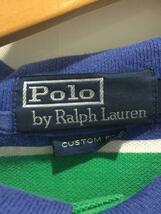 POLO RALPH LAUREN◆USA製/90s/ポロシャツ/XL/コットン/マルチカラー//_画像3