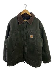 Carhartt◆USA製/ダック地/デトロイトジャケット/ジャケット/XXL/コットン/KHK/無地/C26MOS