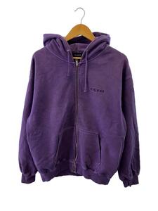 X-LARGE◆PIGMENT DYED EMBOSS LOGO ZIP HOODED SWEAT/パーカー/M/コットン/PUP