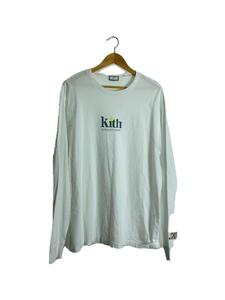 KITH◆長袖Tシャツ/L/コットン/WHT/21-070-060-0033-3-0