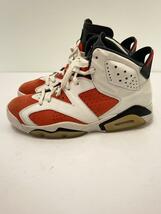 NIKE◆AIR JORDAN 6 RETRO/エアジョーダンレトロ/ホワイト/384664-145/27cm/ORN_画像1