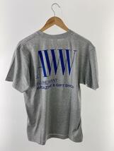 ALL WE WANT/Tシャツ/L/コットン/GRY/プリント_画像2