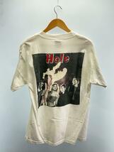 90s/HOLE/Tシャツ/L/コットン/WHT/汚れ有_画像2