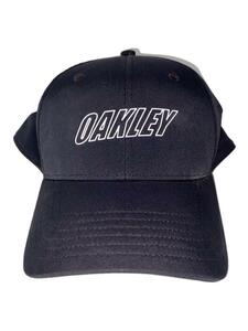 OAKLEY◆キャップ/ブラック/メンズ