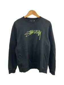 STUSSY◆Stussy Smooth Stock Applique/スウェット/M/コットン/BLK/118405