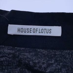 HOUSE OF LOTUS◆シャツワンピース/S/コットン/ブラック/無地/10121-95-801の画像3
