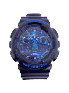 CASIO◆クォーツ腕時計・G-SHOCK/デジアナ/BLK