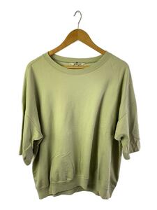 AURALEE◆19SS/SUPER HIGH GAUGE SWEAT BIG TEE/Tシャツ/5/コットン/GRN/A9ST02NU