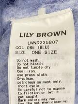 Lily Brown◆23AW/ビジューリボンニットカーディガン(厚手)/one/アルパカ/BLU/LWND235807_画像4