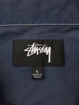 STUSSY◆FOLSOM COACH JACKET/ナイロンジャケット/L/ナイロン/NVY/無地//_画像3