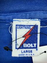 LIGHTNING BOLT◆Tシャツ/L/コットン/BLU//_画像3