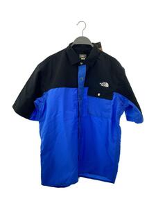 THE NORTH FACE◆Nuptee Shirt/S/ナイロン/BLU/無地/nr22331//