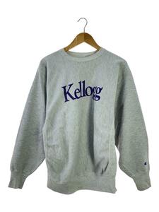 Champion◆90s/REVERSE WEAVE/リバースウィーブ/スウェット/Kellogg/SIZE:XL/グレー//