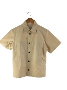 BOTTEGA VENETA◆21ss/Knotted Cotton Shirt In Beige/半袖シャツ/44/コットン/アイボリー