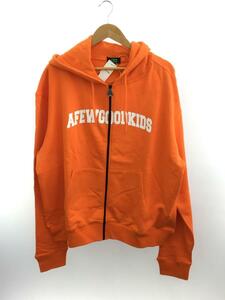 A FEW GOOD KIDS◆CIRCLE LOGO ZIP HOODIE/M/コットン/ORN