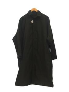 B Yohji Yamamoto◆コート/2/コットン/BLK/無地/NV-C55-001/18AW/オーバーサイズダブルドッキングコート