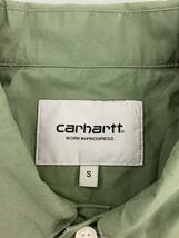 Carhartt◆S/S CREEK SHIRT/S/コットン/KHK_画像3