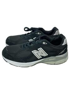 NEW BALANCE◆M990/ブラック/27.5cm/BLK