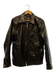 Schott◆シングルライダースジャケット/L/山羊革/BLK/3161042/EAST COAST JACKET