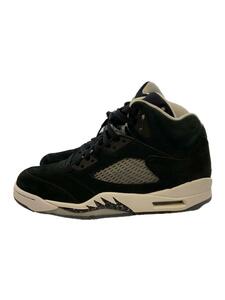 NIKE◆ハイカットスニーカー/27cm/BLK/136027-035/AIR JORDAN 5 RETRO