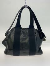 PORTER◆BASE/2WAY TOTE BAG (S)/ショルダーバッグ/牛革/ブラック/無地/190-02022_画像3