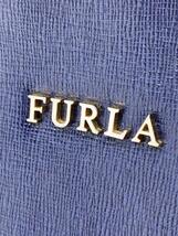 FURLA◆トートバッグ/レザー/BLU/17192_画像5