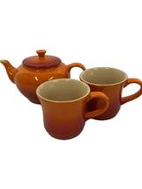 LE CREUSET◆洋食器その他/3点セット/910296-00/ルクルーゼ/Teapot set_画像1