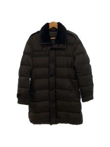 BURBERRY BLACK LABEL◆ラビットファー使用/ダウンコート/M/ポリエステル/ブラック/BMP35-353-09