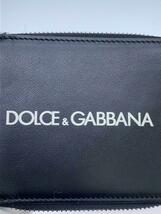 DOLCE&GABBANA◆2つ折り財布/レザー/BLK/メンズ_画像3