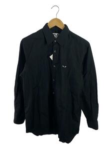 PLAY COMME des GARCONS◆長袖シャツ/M/コットン/BLK/AZ-B004